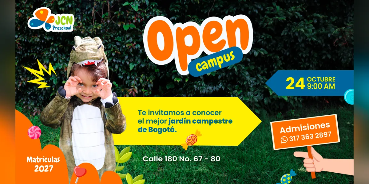 Jardín Campestre del Norte Bogotá: explora el Open Campus JCN