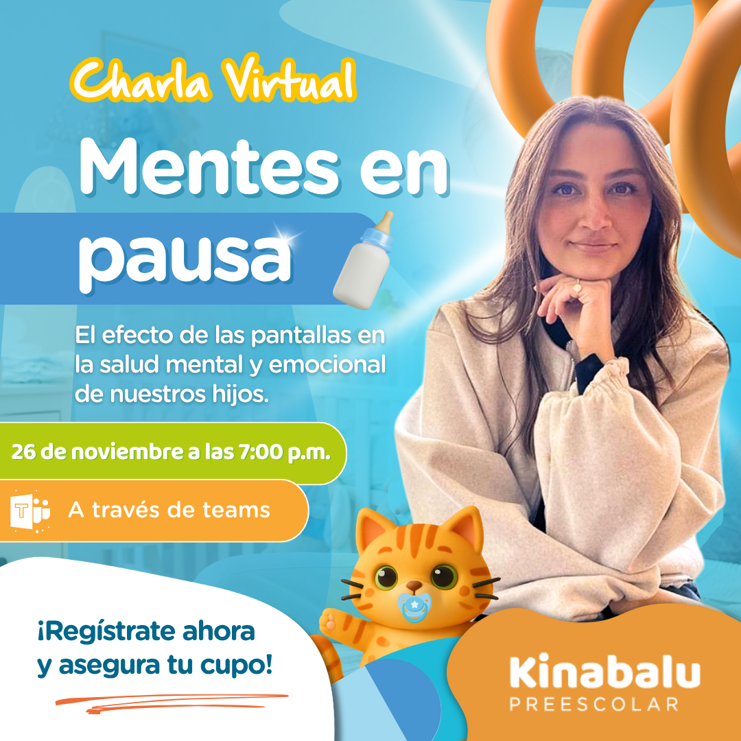 Charla virtual Mentes en Pausa del Aspaen Kinabalu Preescolar de Bogotá
