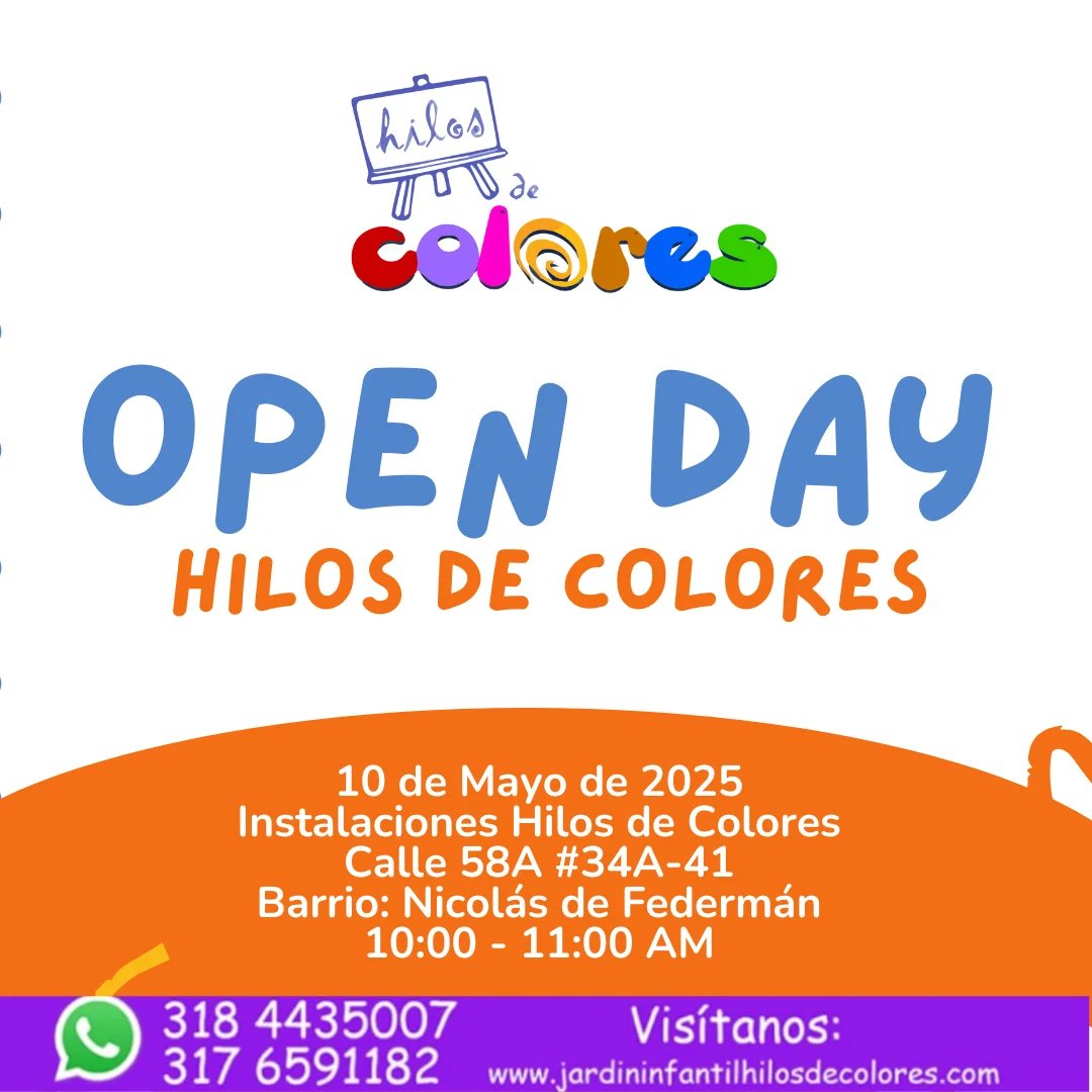 Open day en el Jardín Hilos de Colores de Bogotá