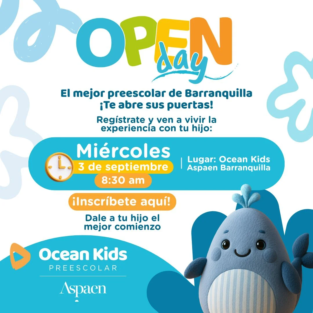 Participa en el open day del Aspaen Ocean Kids de Barranquilla