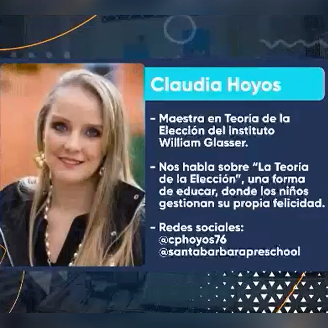 Directora del Santa Bárbara Preschool en Red+ sobre teoría de la elección