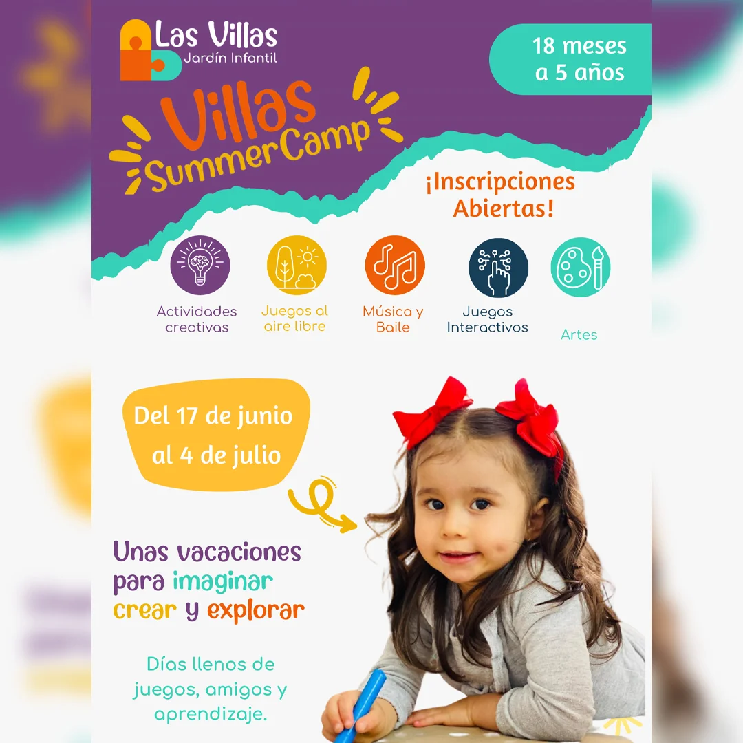 Cursos de vacaciones en el Jardín Infantil Las Villas de Bogotá