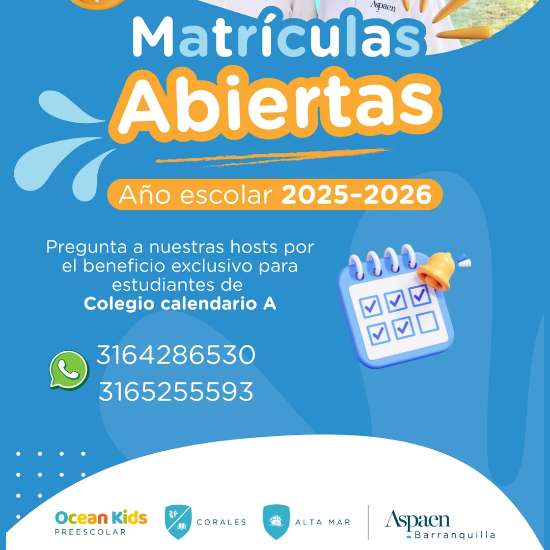 Inscripciones abiertas en el Aspaen Ocean Kids Barranquilla