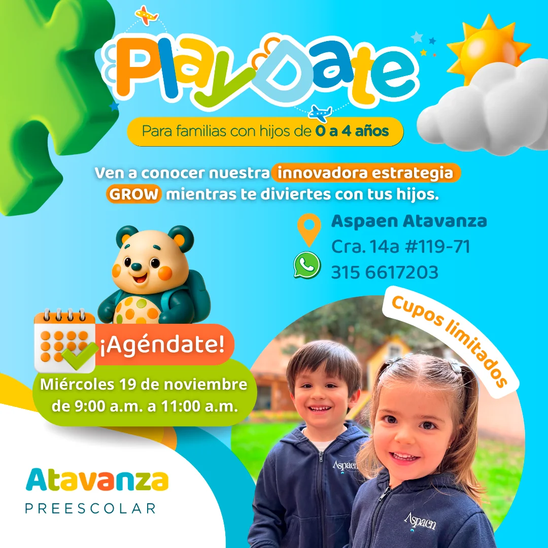 Play Date en Preescolar Aspaen Atavanza de Bogotá