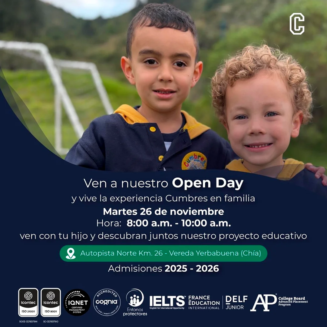 Open Day Cumbres Preschool de Chía: Vive la Experiencia Cumbres