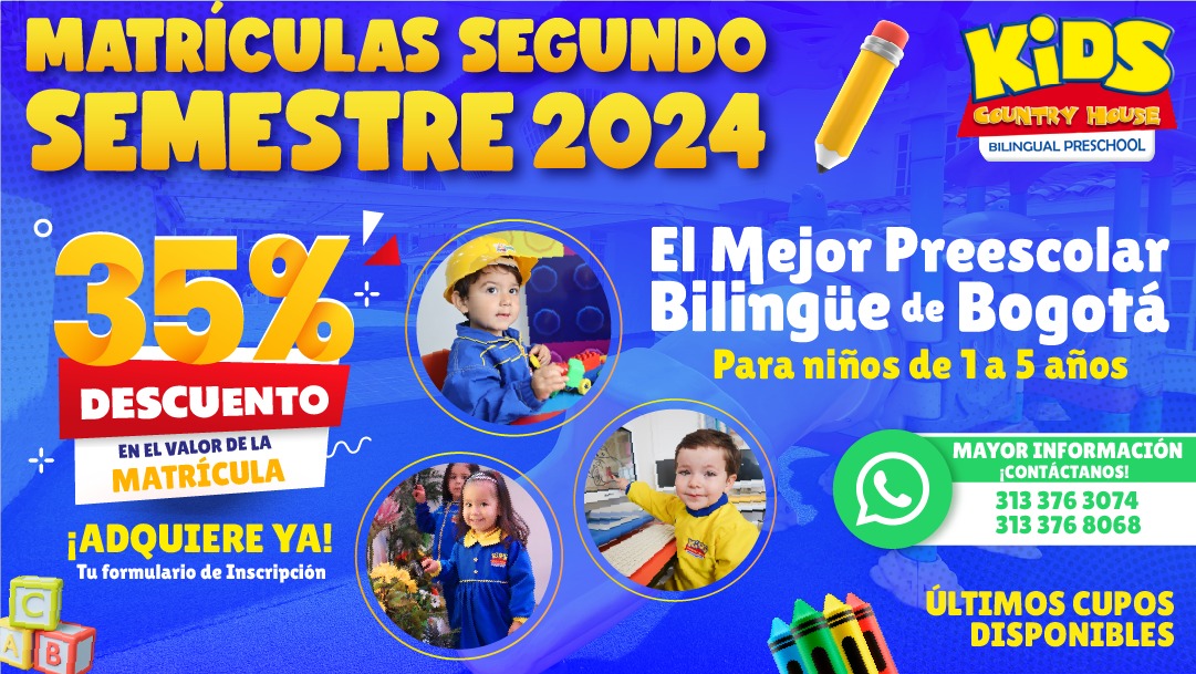 Descuento del 35% en tu matrícula en Kids Country House