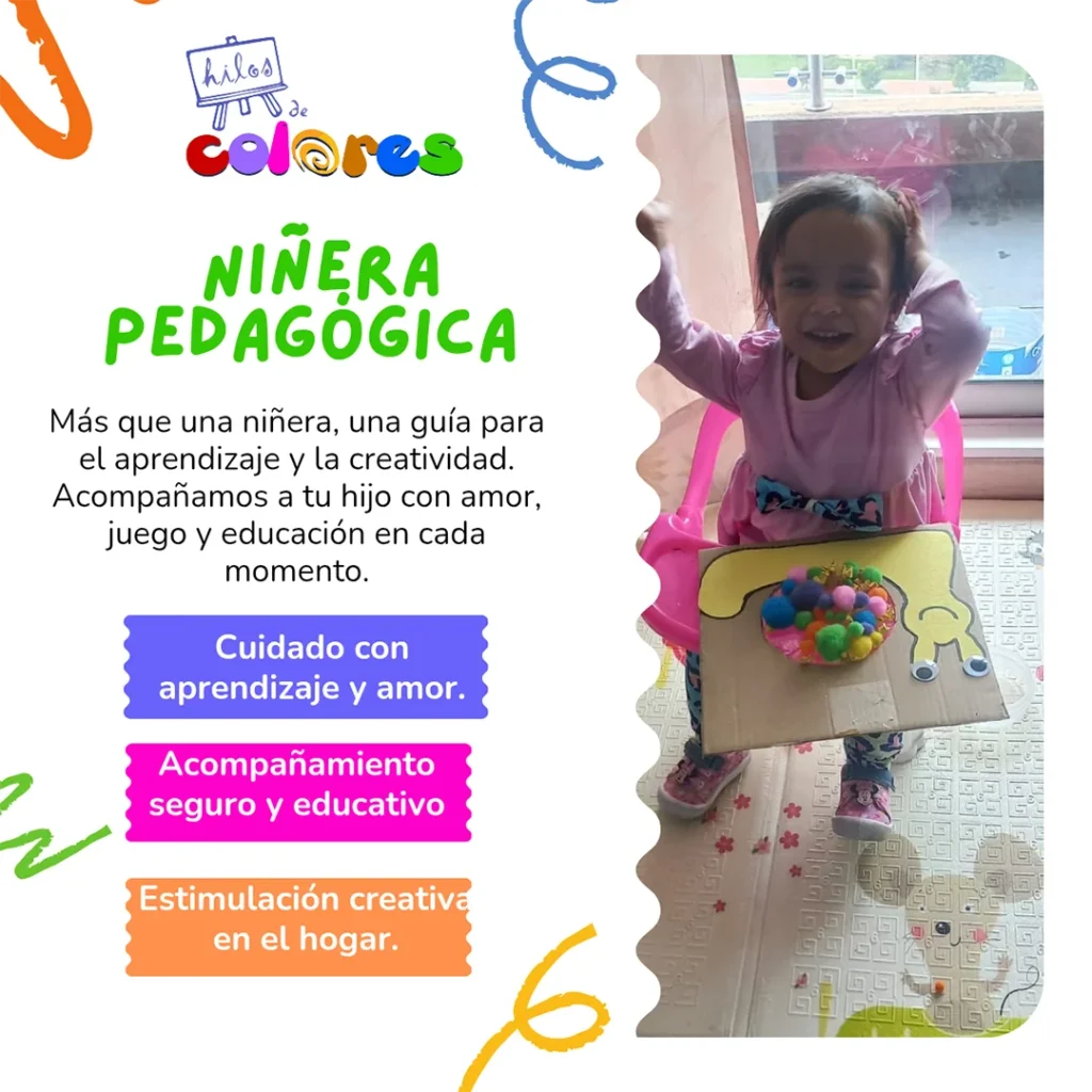 Niñera pedagógica: el nuevo servicio del Jardín Hilos de Colores